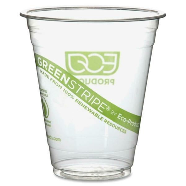 Eco-Products Eco-Products- Inc. GreenStripe Cold Drink Cups- 12oz- Clear, 1000PK EPCC12GS